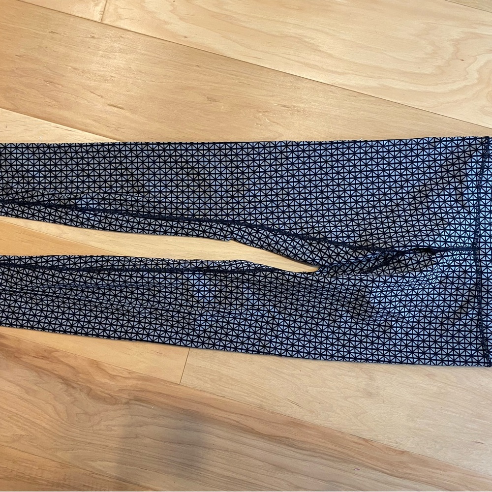 Lululemon Athletica Wunder Under Pant - Black and Gray